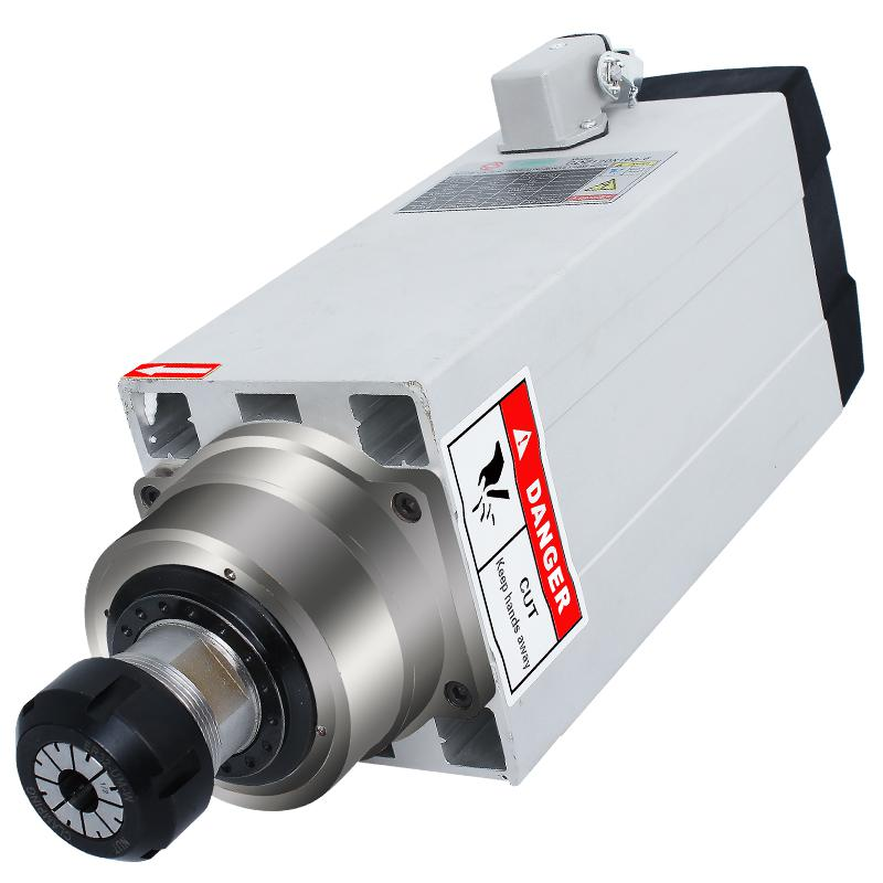 6kw cnc air cooled spindle motor high speed spindle motor 380v er32 collect engraving spindle motor