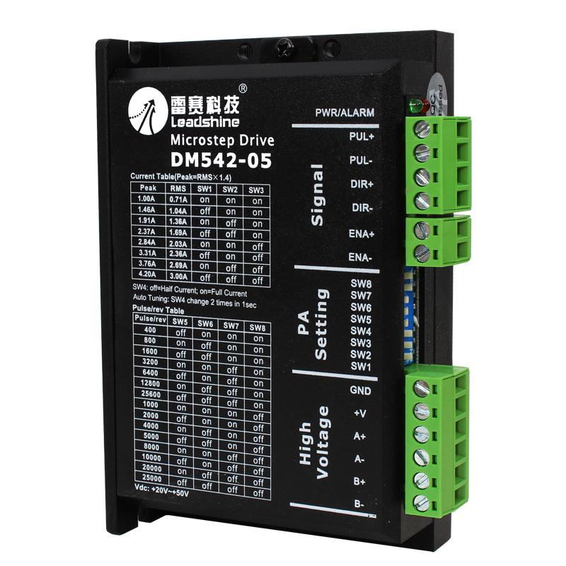 DM542 low noise digital stepper motor servo drive for cnc router